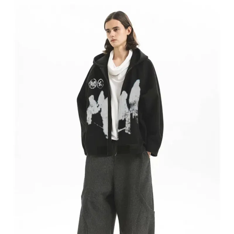 Advbridge Y2k Women's Winter Hoodies Pullover Long Sleeve Oversize Streetwear Dark Skull Print Zipper Casual Top Vintage Sweatshirt 2024 Bishop Sleeve Elegant Advbridge Y2k Women's Winter Hoodies Pullover Long Sleeve Oversize Streetwear Dark Skull Print Zipper Casual Top Vintage Sweatshirt 2024 Bishop Sleeve Elegant