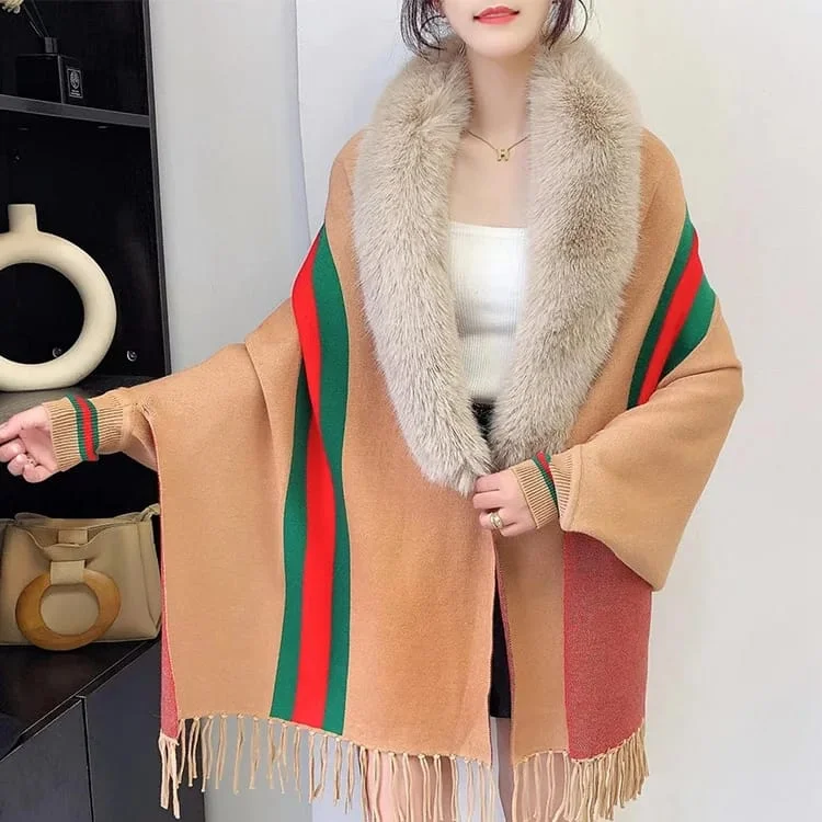 Autumn Winter Luxury Wool Collar Knitted Shawl Women S259730 Elegant Silk Shawl Wrap Autumn Winter Luxury Wool Collar Knitted Shawl Women S259730 Elegant Silk Shawl Wrap