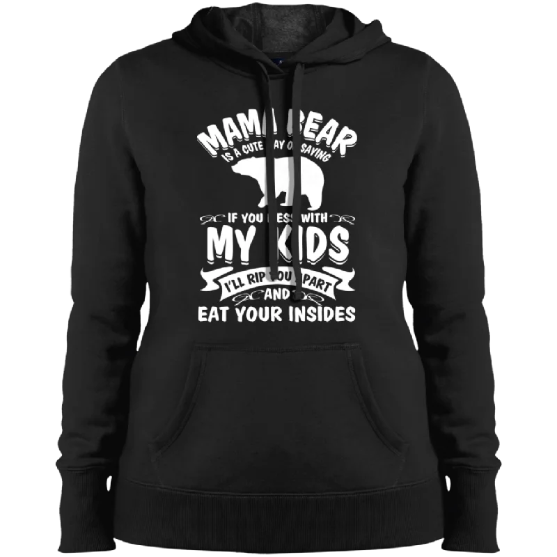 Mama Bear Top LST254 Sport-Tek Ladies' Pullover Hooded Sweatshirt Lantern Sleeve Elegant Mama Bear Top LST254 Sport-Tek Ladies' Pullover Hooded Sweatshirt Lantern Sleeve Elegant