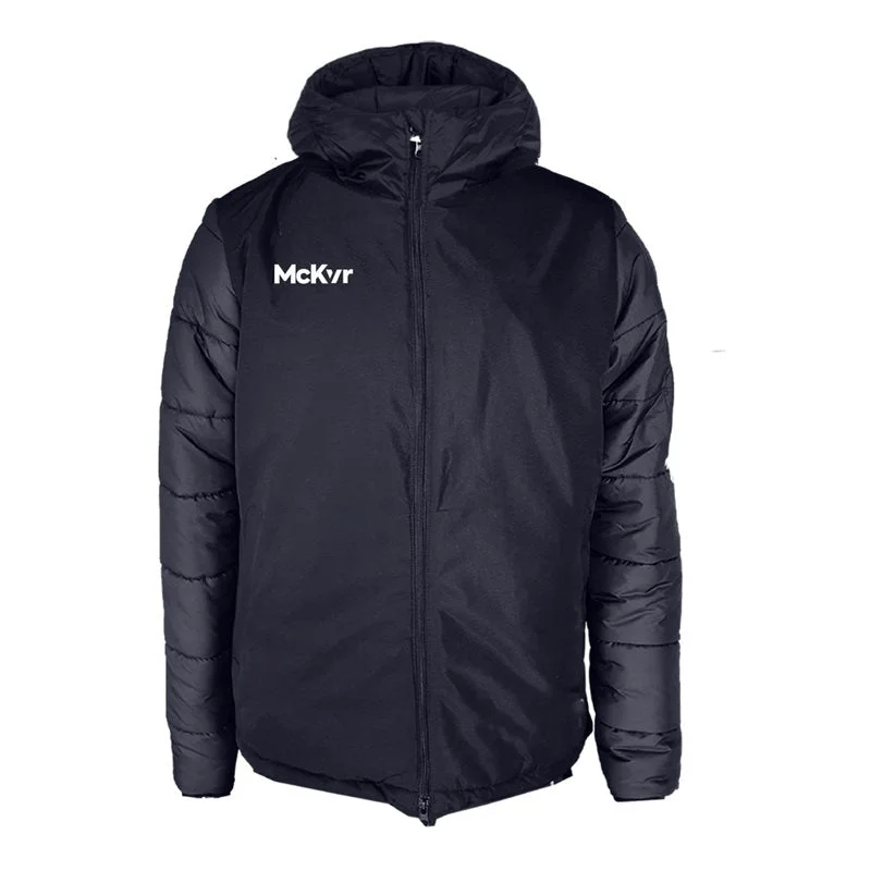 Mc Keever Core 22 Stadium Jacket - Adult - Navy Welt Pockets Slit Pockets Flap Pockets