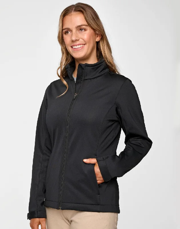 Winning Spirit Sustainable Softshell Corporate Jacket Ladie's (JK64) Trench Coat Raincoat Waterproof Jacket