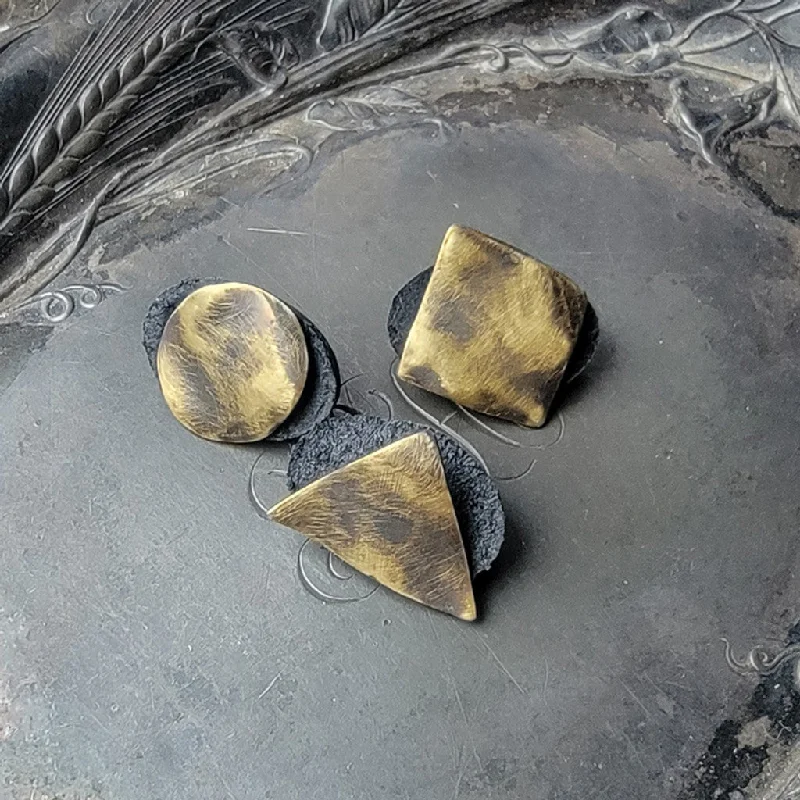 Midcentury Modern Distressed Brass