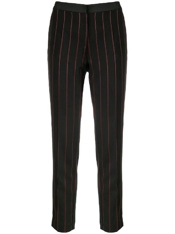 pinstripe skinny trousers Trousers Denim Distressed