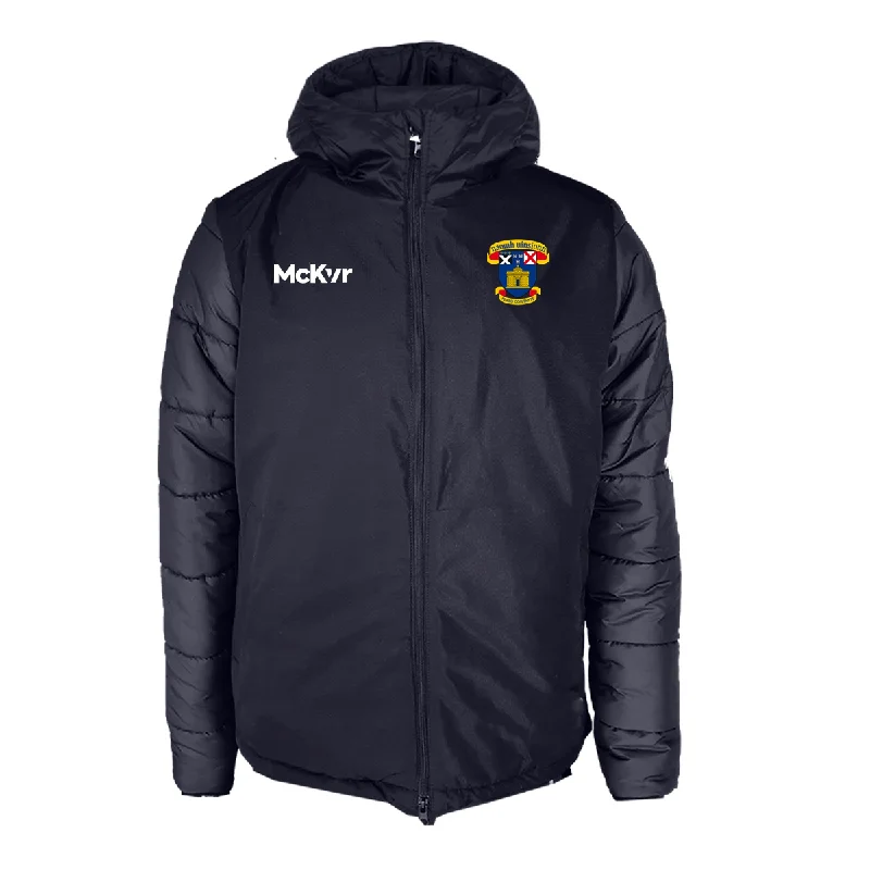 Mc Keever St Vincents GAA Core 22 Stadium Jacket - Adult - Navy Rayon Fabric Velvet Fabric Corduroy Fabric