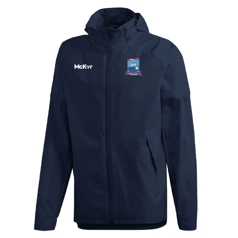 Mc Keever Argideen Rangers GAA Core 22 Rain Jacket - Adult - Navy Ribbed Jacket Pleated Jacket Ruffled Jacket