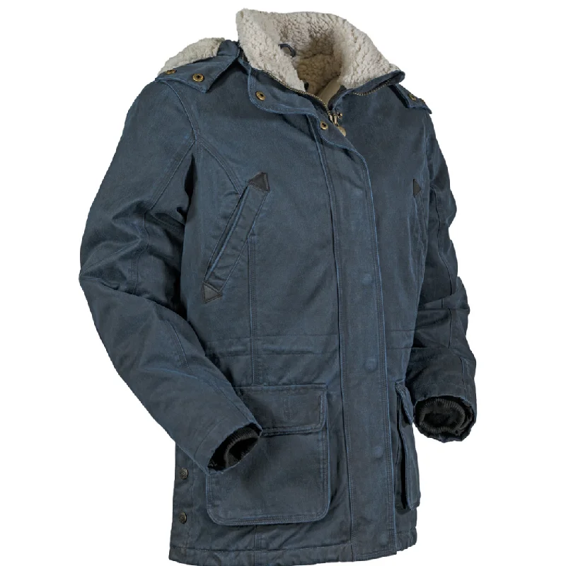 Outback Trading Womens Woodbury Canyonland Jacket-NAVY Mesh Jacket Canvas Jacket Denim Jacket