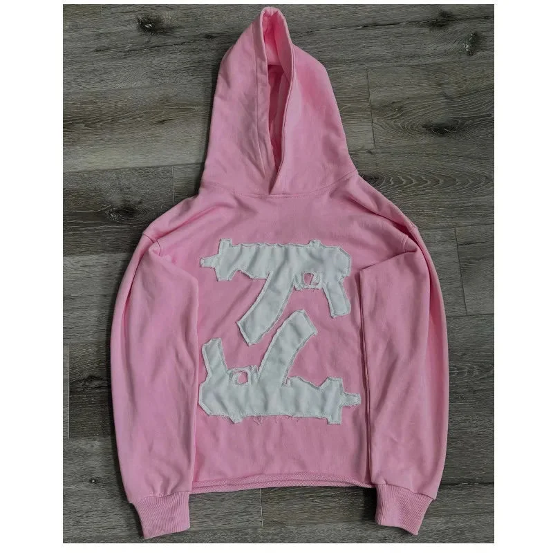 Advbridge Y2k Women's Hoodie Long Sleeve Pullover Oversize Streetwear Personalized Pattern Sweatshirt Vintage High Street Punk Top Clothes Batwing Sleeve Top Advbridge Y2k Women's Hoodie Long Sleeve Pullover Oversize Streetwear Personalized Pattern Sweatshirt Vintage High Street Punk Top Clothes Batwing Sleeve Top