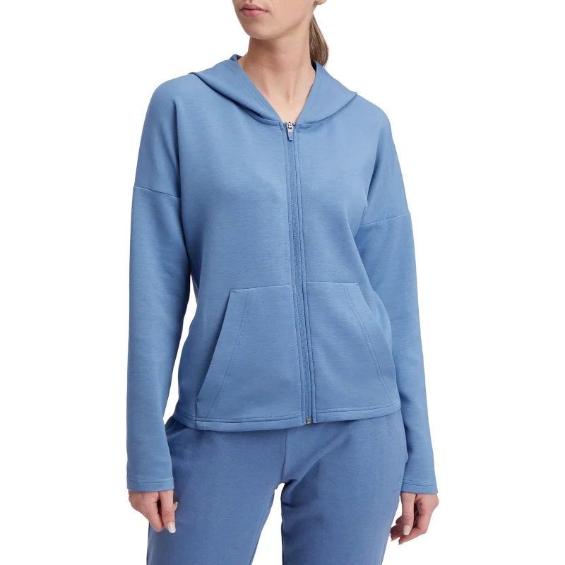 Energetics Odelle Womens Full-Zip Hoodie Hoodie with Hem Embroidery Detailed Premium