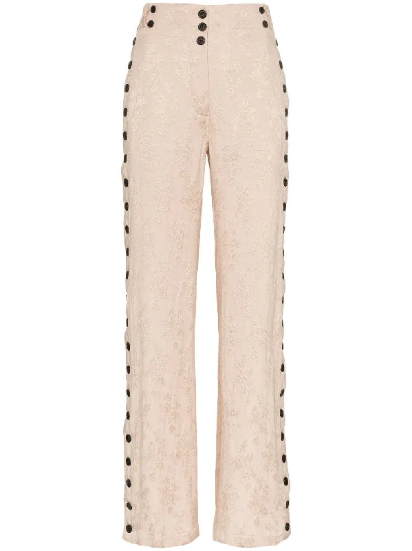 rosalia old rose trousers Trousers Evening Elegant