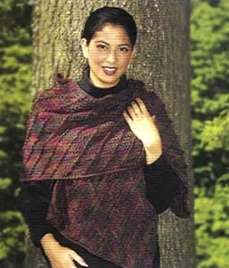 1-2-3 Easy Diagonal Shawl/Scarf (Crochet) Warm Cashmere Shawl Scarf