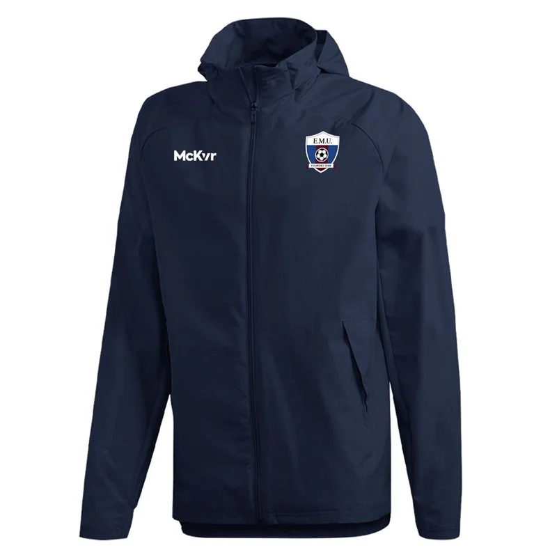 Mc Keever East Meath United FC Core 22 Rain Jacket - Adult - Navy Satin Fabric Silk Fabric Chiffon Fabric