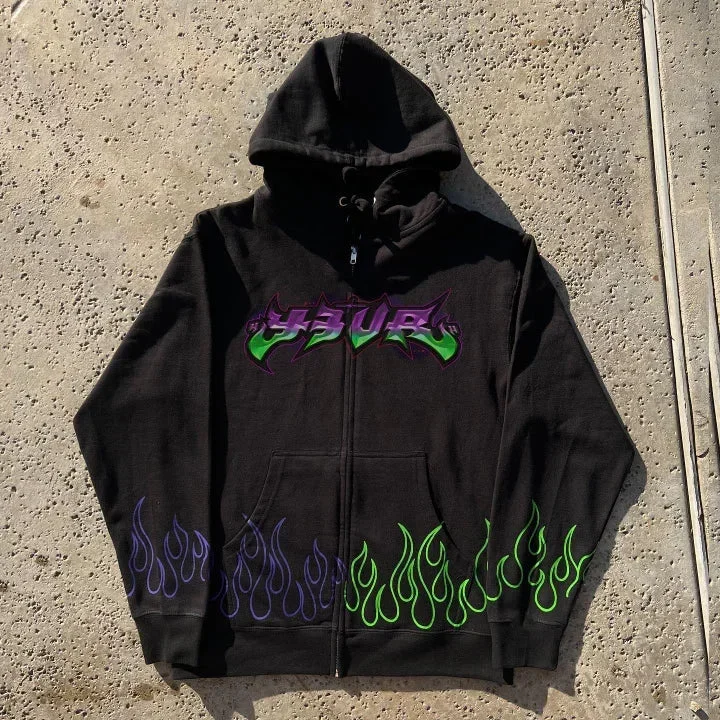 Advbridge Y2K Women's Clothing Full Zipper Sweatshirt Black Red Pullover Long Sleeve Printed Gothic Street Wear Vintage Clothing Oversize Kimono Neck Pullover Advbridge Y2K Women's Clothing Full Zipper Sweatshirt Black Red Pullover Long Sleeve Printed Gothic Street Wear Vintage Clothing Oversize Kimono Neck Pullover