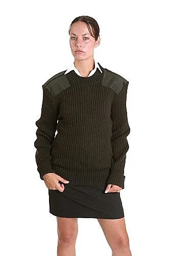 Women's Vintage Canadian Army Commando Sweater Machine Wash Dry Clean Hand Wash