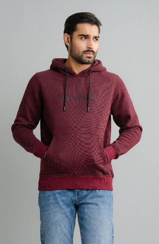 Pinstripe Hoodie Pullover Hoodie with Velcro Closure Adjustable Secure