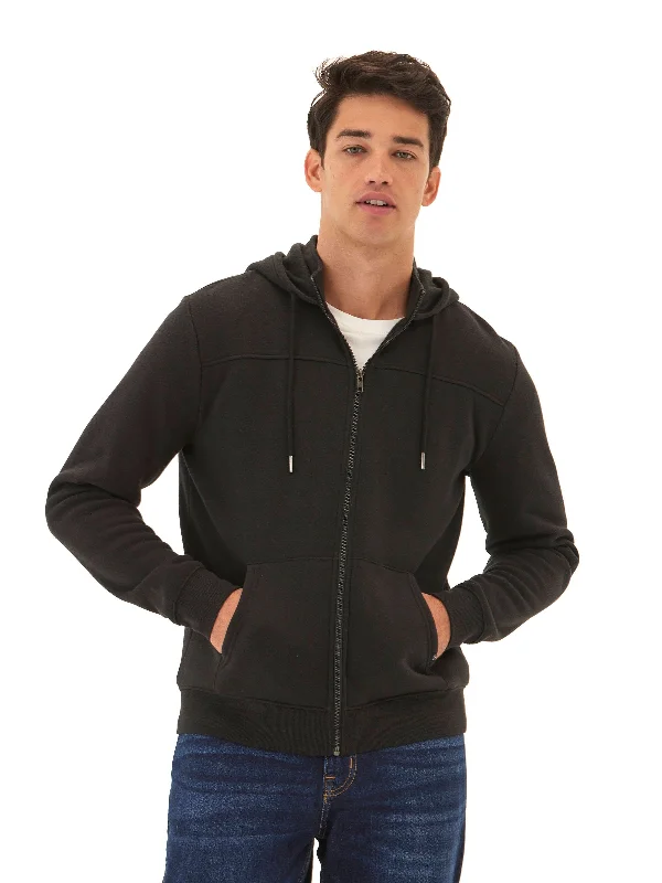 Dante Triblend Fleece Zip Hoodie Hoodie with Back Slit Movement Comfort