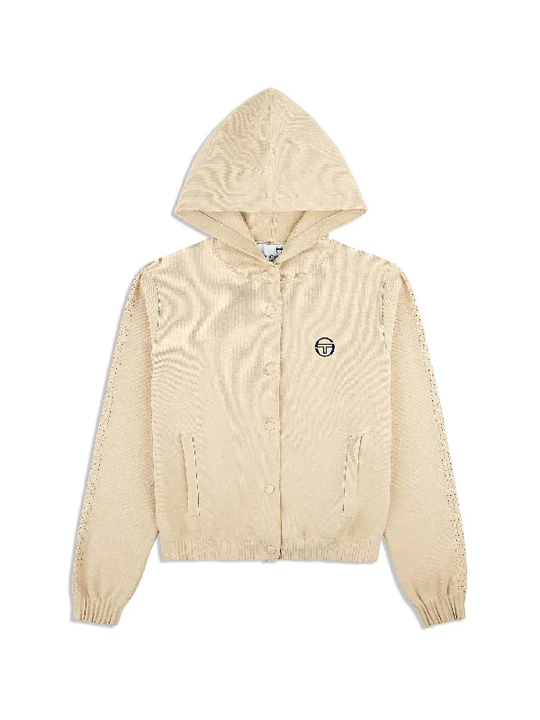 Rosolina Hoodie- Humus Hoodie with Zipper Versatile Modern