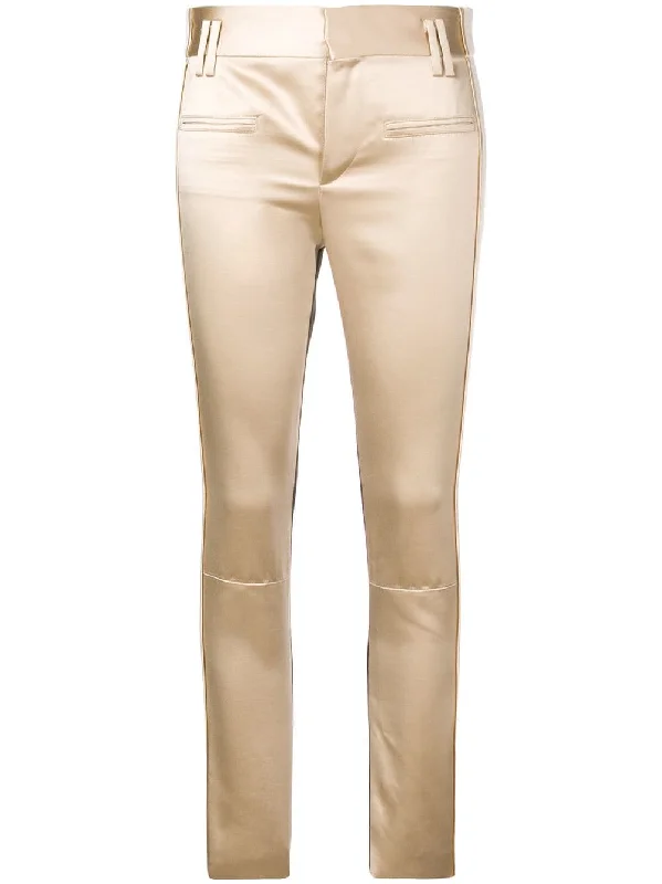 contrast slim-fit trousers Trousers Palazzo Wide Leg