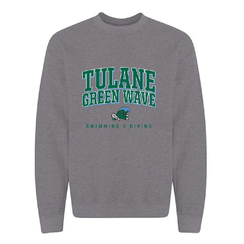 Tulane - NCAA Women's Swimming & Diving : Catherine Russo - Classic Shersey Crewneck Sweatshirt Hoodie with Zipper Versatile Modern