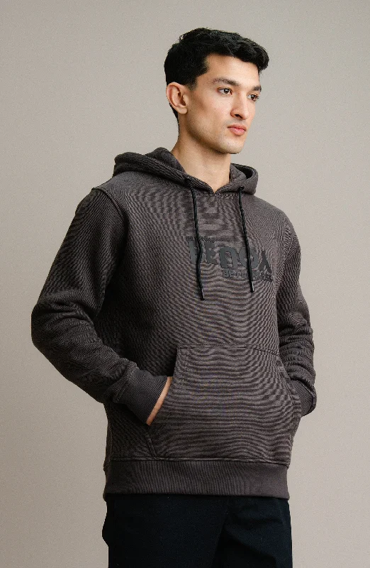 Pinstripe Hoodie Pullover Hoodie with Drawcord Adjustable Secure