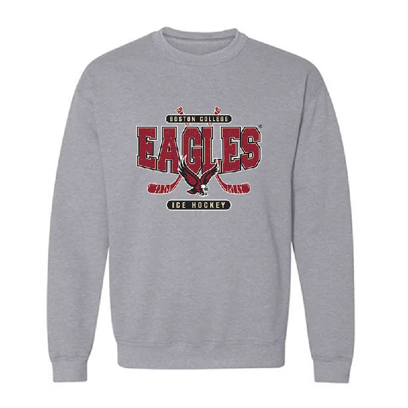 Boston College - NCAA Women's Ice Hockey : Olivia Maffeo - Sports Shersey Crewneck Sweatshirt Hoodie with Embroidery Detailed Premium Boston College - NCAA Women's Ice Hockey : Olivia Maffeo - Sports Shersey Crewneck Sweatshirt Hoodie with Embroidery Detailed Premium