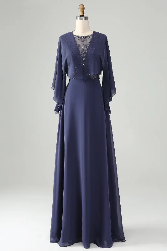 Sparkly Twilight A Line Beaded Mother of Bride Dress with Shawl Warm Knit Shawl Scarf Sparkly Twilight A Line Beaded Mother of Bride Dress with Shawl Warm Knit Shawl Scarf