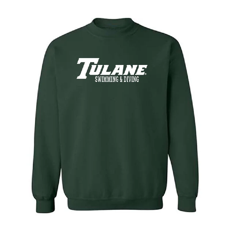 Tulane - NCAA Women's Swimming & Diving : Catherine Russo - Crewneck Sweatshirt Hoodie with Reflective Safety Nightwear