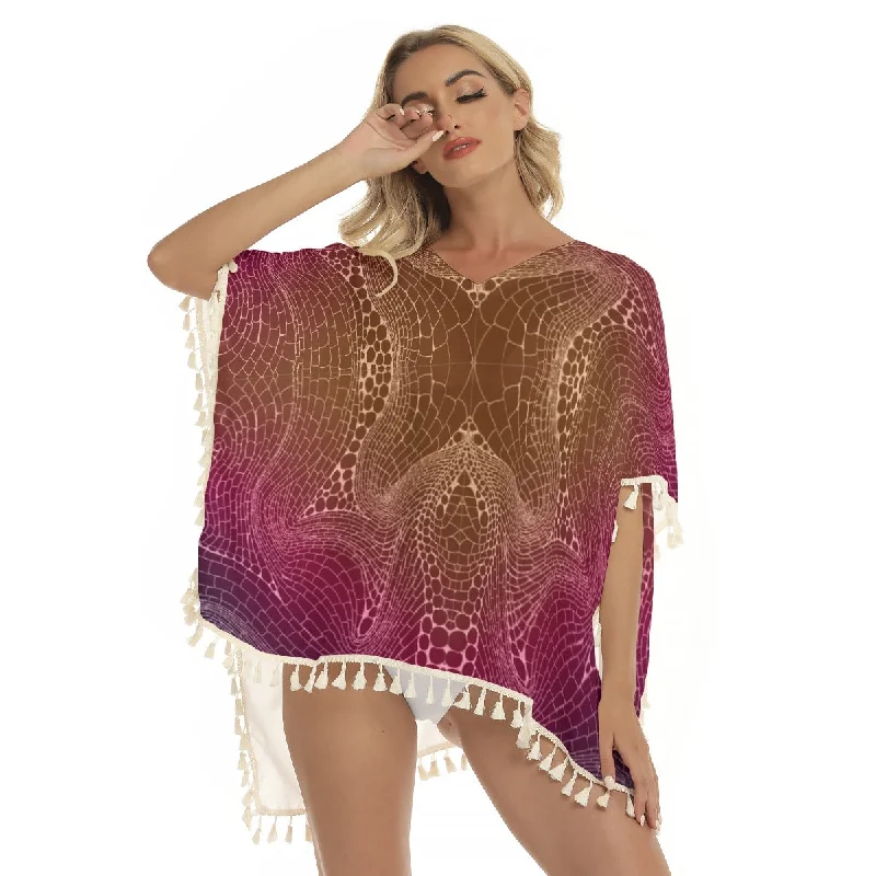 Signs of Life Sunrise All-Over Print Women's Square Fringed Shawl Soft Cashmere Shawl Cape Signs of Life Sunrise All-Over Print Women's Square Fringed Shawl Soft Cashmere Shawl Cape