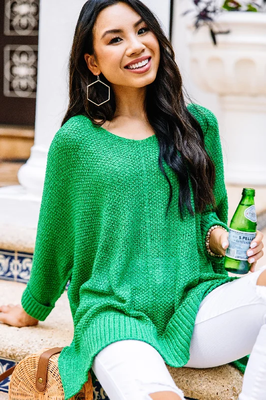 Don't Waste A Moment Kelly Green Oversized Sweater Denim Fabric Leather Fabric Suede Fabric Don't Waste A Moment Kelly Green Oversized Sweater Denim Fabric Leather Fabric Suede Fabric