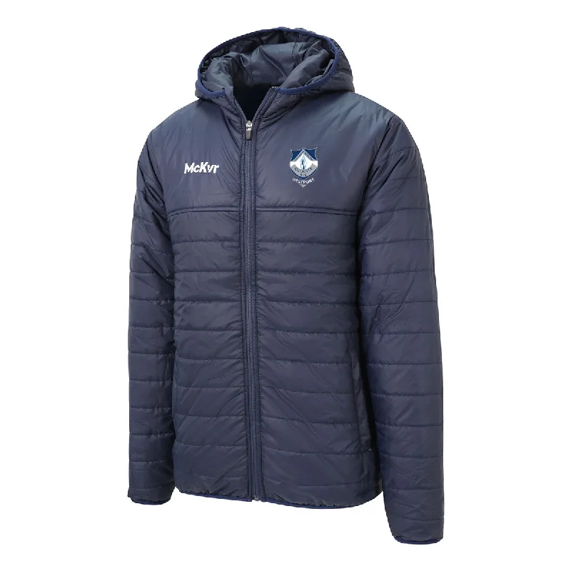 Mc Keever Rice College Core 22 Puffa Jacket - Adult - Navy One-Shoulder Jacket Off-the-Shoulder Jacket Asymmetrical Jacket