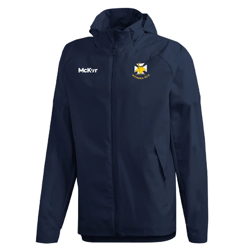 Mc Keever Skerries RFC Core 22 Rain Jacket - Adult - Navy Appliqued Jacket Beaded Jacket Sequined Jacket