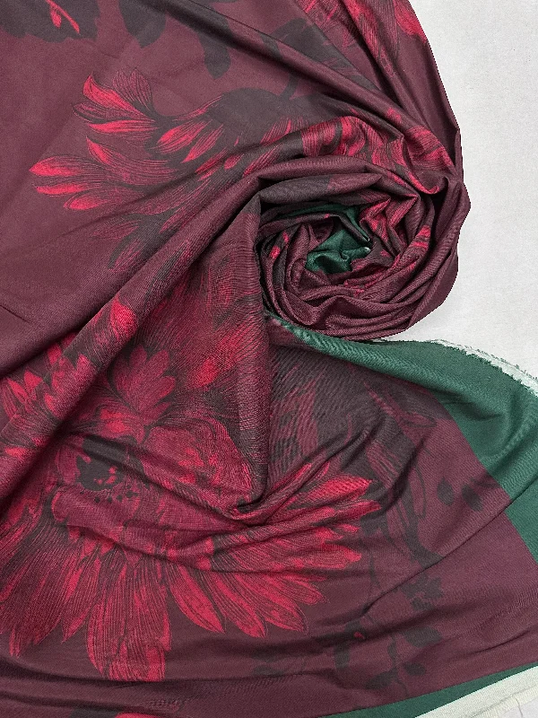 MD011 - Wool Printed Shawl Cozy Cashmere Shawl Throw