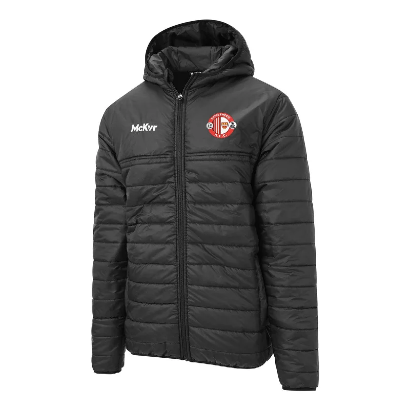 Mc Keever Skibbereen AFC Core 22 Puffa Jacket - Adult - Black Zippered Jacket Buttoned Jacket Snapped Jacket