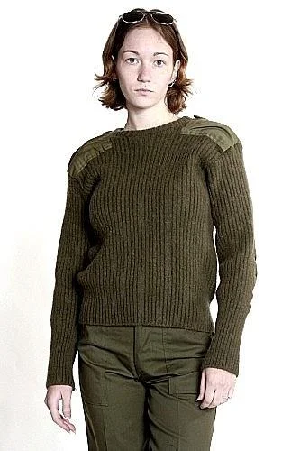 Vintage British Commando Sweater Fitted Loose Oversized