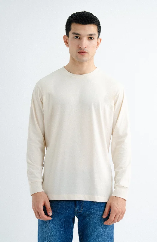 Ribbed Henly Reglan Sweatshirt Hoodie with Hem Embroidery Detailed Premium