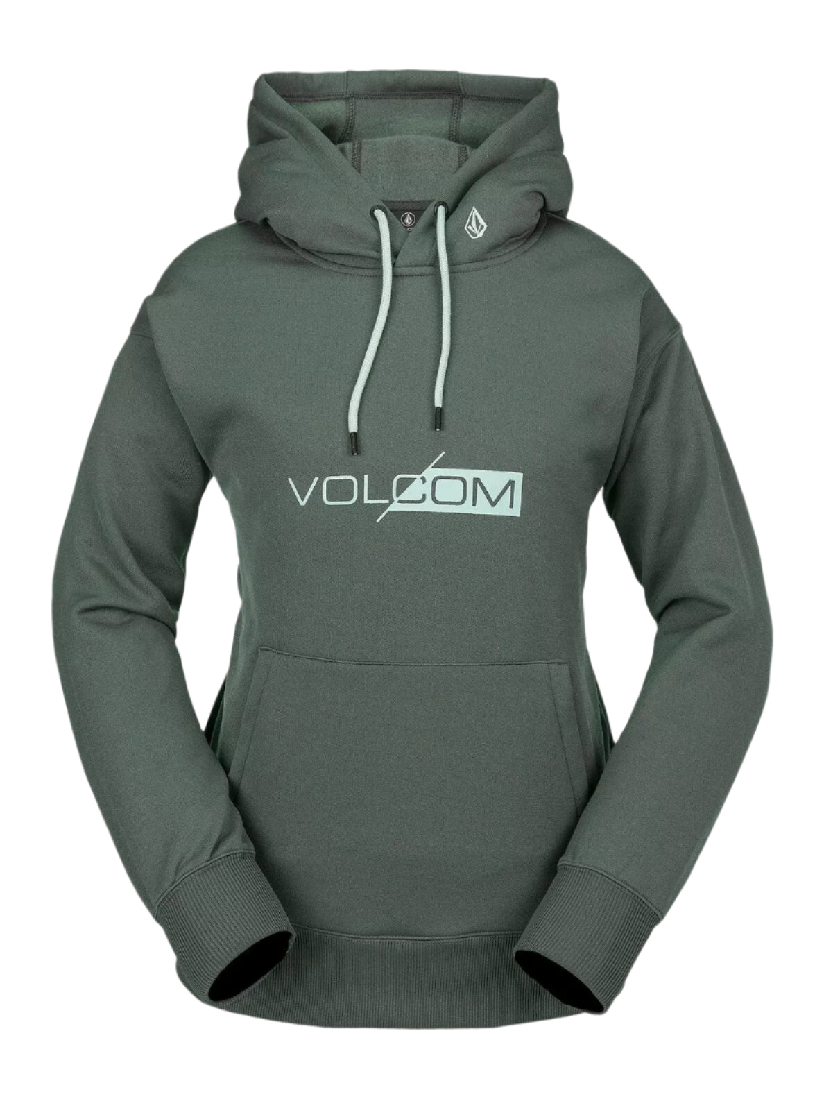 Volcom Women's Riding Hydro Hoodie 2024 Hoodie with Zipper Versatile Modern