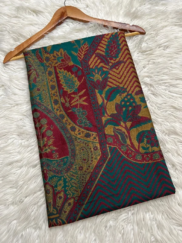 BET009 - Wool Printed Shawl Warm Cashmere Shawl Cape