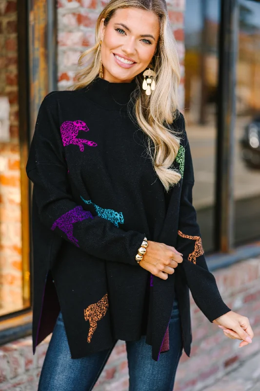 Quick Decision Black Multi Cheetah Sweater Chenille Fabric Brocade Fabric Lace Fabric Quick Decision Black Multi Cheetah Sweater Chenille Fabric Brocade Fabric Lace Fabric
