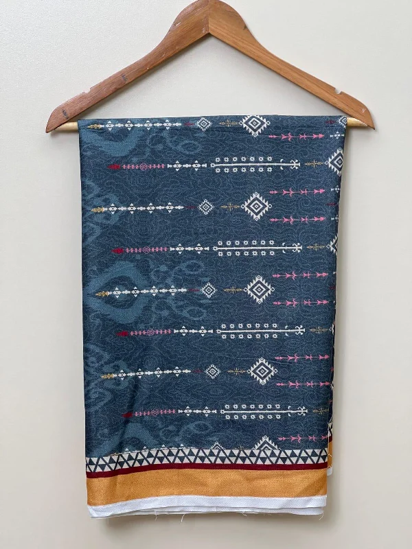 MYD 20 - Wool Printed Shawl Comfortable Knitted Shawl Wrap