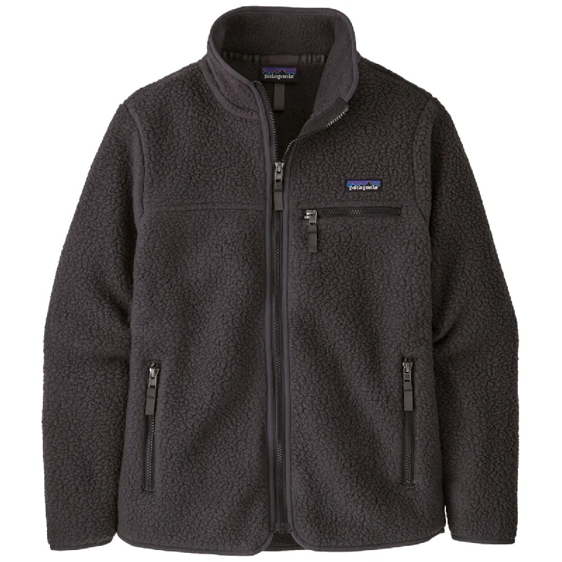 Patagonia Women's Ink Black Retro Pile Fleece Jacket Print Jacket Jacquard Jacket Patchwork Jacket Patagonia Women's Ink Black Retro Pile Fleece Jacket Print Jacket Jacquard Jacket Patchwork Jacket