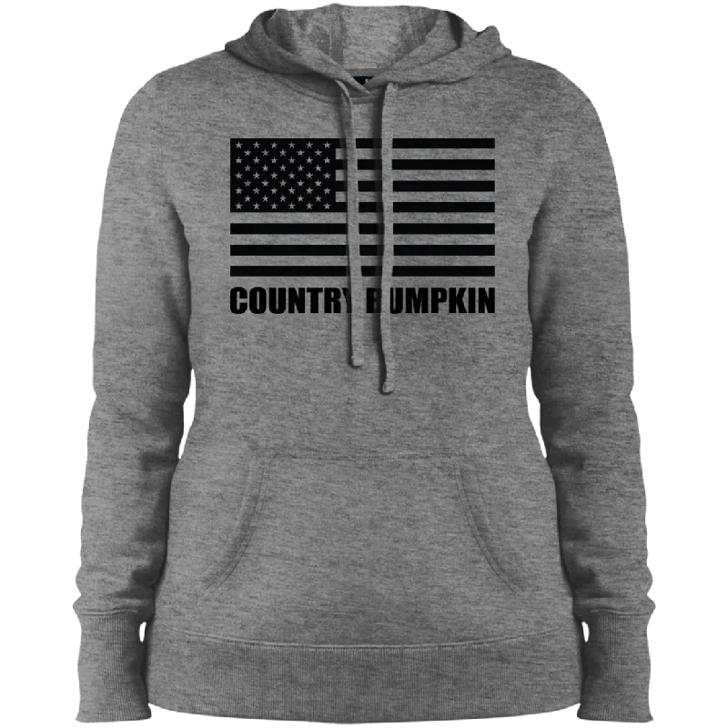 Country Bumpkin American Flag LST254 Ladies' Pullover Hooded Sweatshirt Cable Knit Chunky Country Bumpkin American Flag LST254 Ladies' Pullover Hooded Sweatshirt Cable Knit Chunky