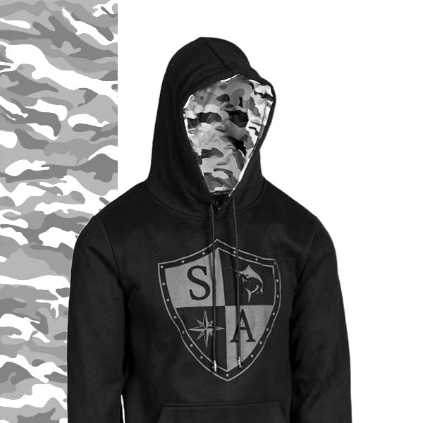 Classic Lined Hoodie | Snow Camo PreOrder Hoodie with Gradient Ombre Colorful