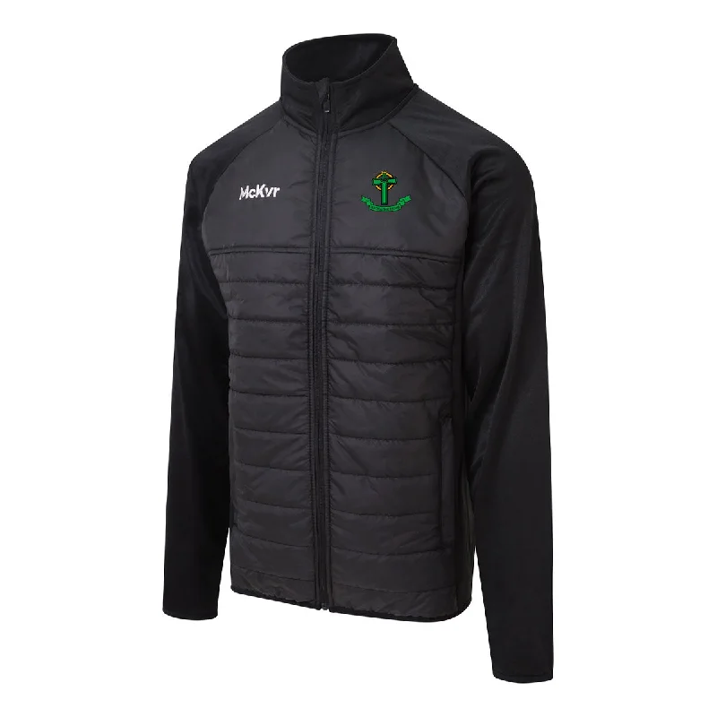 Mc Keever Nemo Rangers GAA Core 22 Hybrid Jacket - Adult - Black Denim Jacket Leather Jacket Suede Jacket