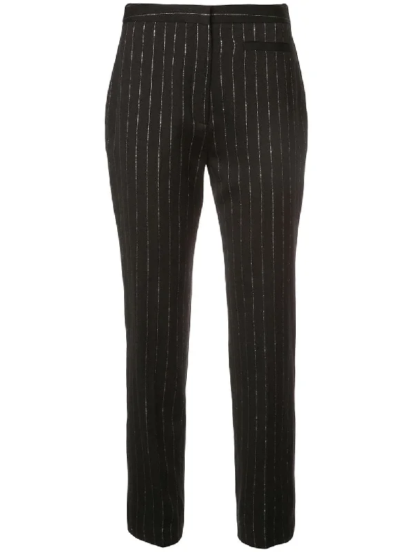 pinstripe tailored trousers Trousers Wedding White