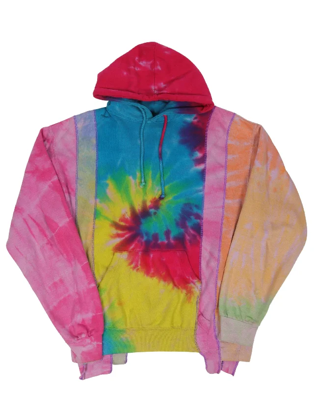 Rebuild Tie-Dye Hoodie Hoodie with Illustration Artistic Creative