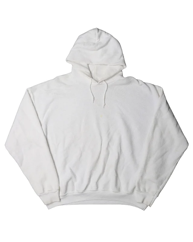 Blank Hoodie Hoodie with Raw Hem Edgy Unfinished