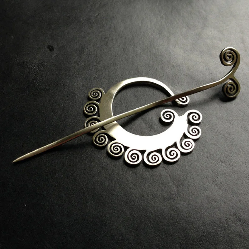 Shawl Pin Cozy Woolen Shawl Cape