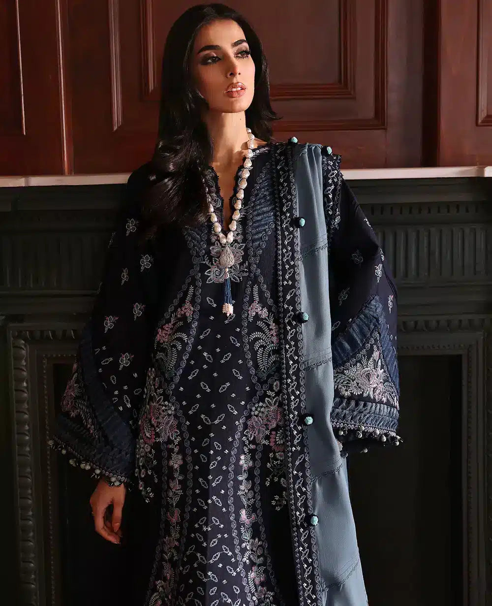 Republic Womenswear | Noemei Luxury Shawl 23 | NWU23-D5-B Comfortable Embroidered Shawl Republic Womenswear | Noemei Luxury Shawl 23 | NWU23-D5-B Comfortable Embroidered Shawl