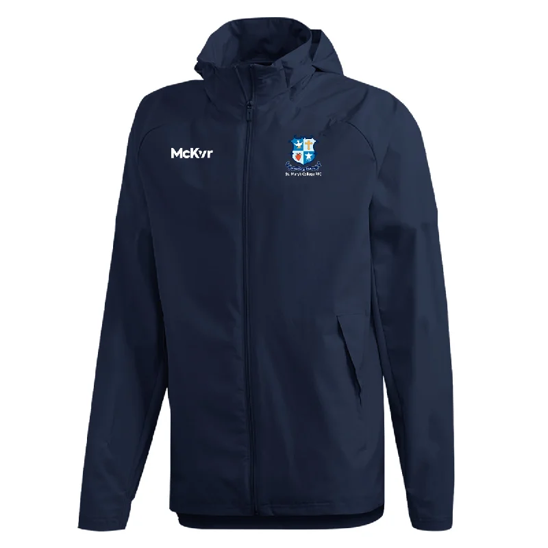 Mc Keever St Mary's College RFC Core 22 Rain Jacket - Adult - Navy Ribbed Jacket Pleated Jacket Ruffled Jacket