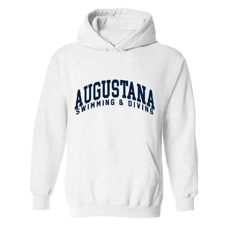 AU - NCAA Women's Swimming & Diving : Makoa Montgomery - Classic Shersey Hooded Sweatshirt Hoodie with Print Artistic Unique