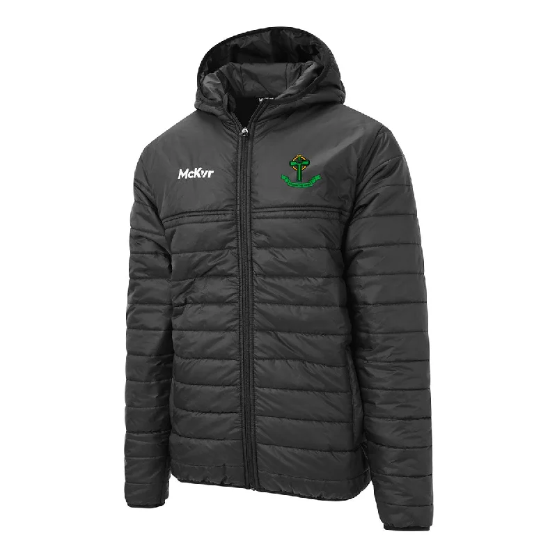 Mc Keever Nemo Rangers GAA Core 22 Puffa Jacket - Adult - Black Wool Jacket Cashmere Jacket Tweed Jacket